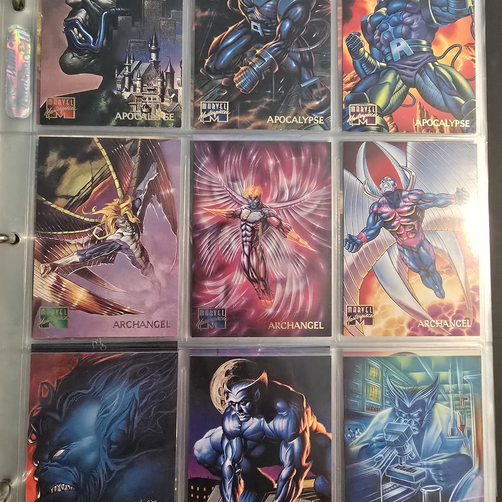 1995 Fleer Marvel Masterpieces Series 4 Four Base Trading Card Set [151 Cards]